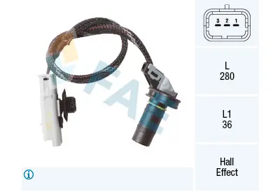 Moderno Sensor de revoluciones, caja de cambios FAE 79466